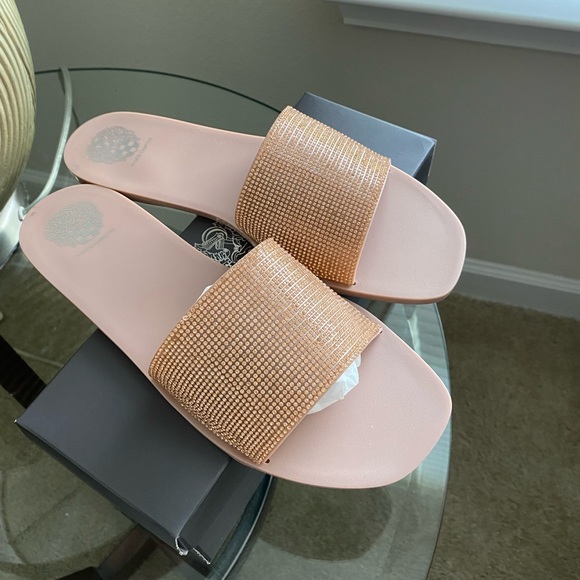 Vincent Camuto Blush Upscale Blinged-Out Jellie Sandals - Picture 8 of 8